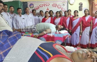 Blood Donation Camp by Poorv Chatra Parishad in Odisha