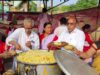 Karyakartas of Vidya Bharati helped flood victims in Sikkim