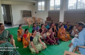 Meeting of teachers of Shishu Vatika