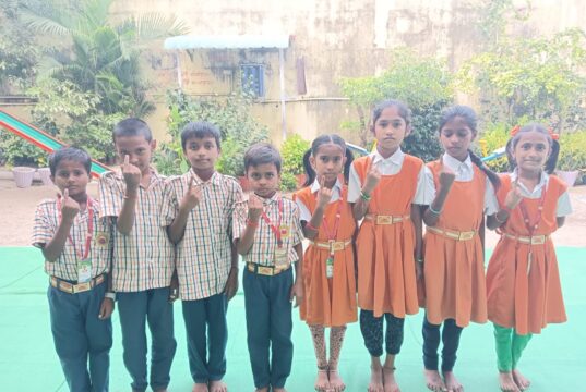 "Student Parliament" at Shri Saraswati Shishu Mandir School