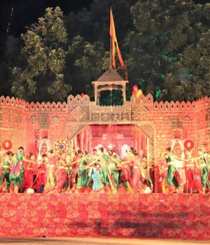 Staging of the great drama 'Hindavi Swarajya'